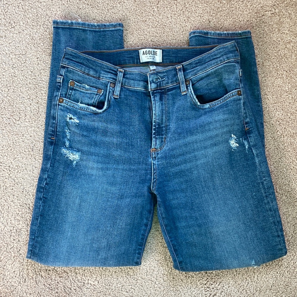 Agolde Women’s Distressed Skinny Jeans - 29